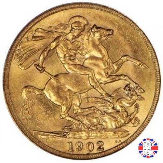 2 sovereigns 1902 (London)