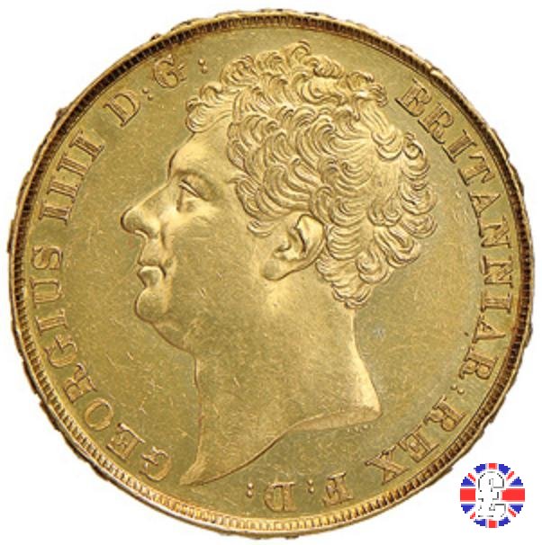 2 sovereigns - testa nuda e san giorgio 1823 (London)