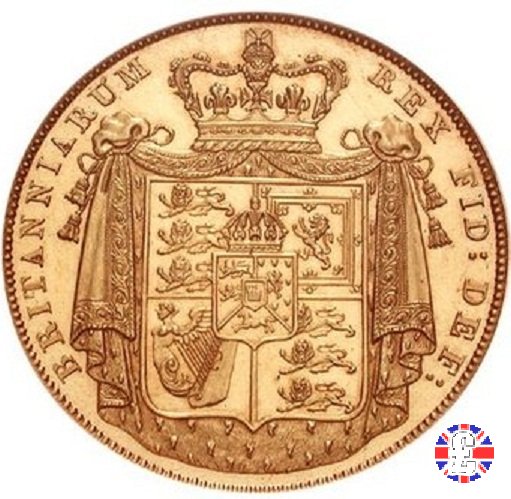 2 sovereigns - testa nuda e stemma coronato 1826 (London)