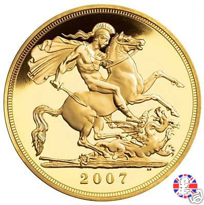 2 sovereigns - tipo diadema anziana 2007 (Royal Mint, Llantrisant)