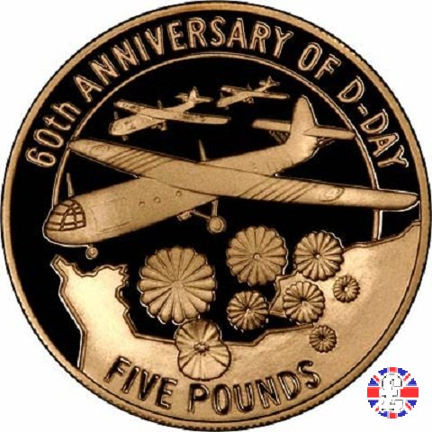 5 pounds - 2004 - 60th Anniversary of D-DAY 2004