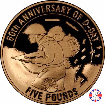 5 pounds - 2004 - 60th Anniversary of D-DAY 2004