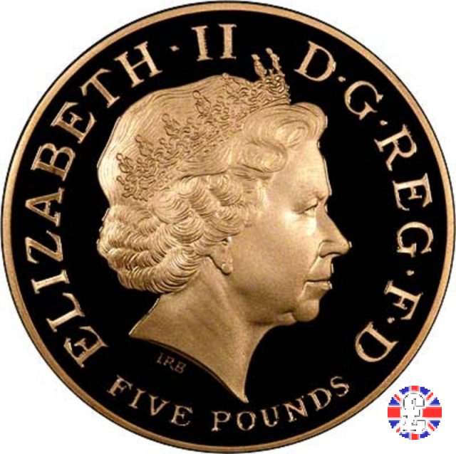 5 pounds - 80th birth of Queen - 2006 2006 (Royal Mint, Llantrisant)