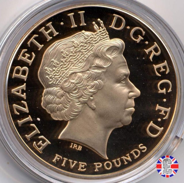 5 pounds - 80th birth of Queen - 2006 2006 (Royal Mint, Llantrisant)