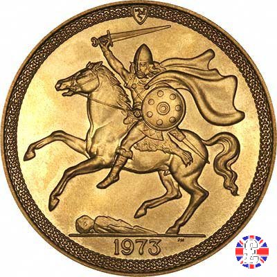 5 pounds - Elizabeth II 1973 (Pobjoy Mint)