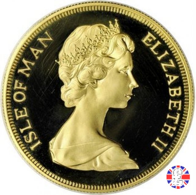 5 pounds - Elizabeth II 1973 (Pobjoy Mint)