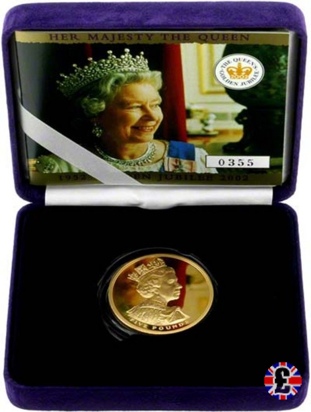 5 pounds - Golden Jubilee - 2002 2002 (Royal Mint, Llantrisant)