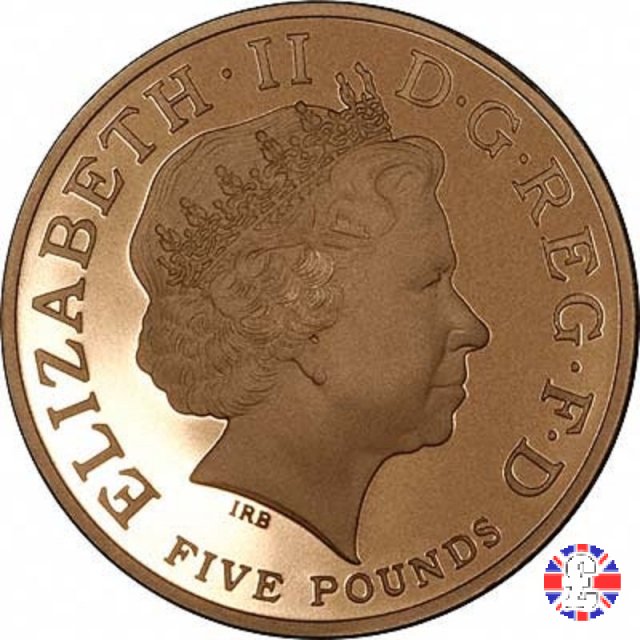 5 pounds - Prince Charles' 60th Birthday - 2008 2008 (Royal Mint, Llantrisant)