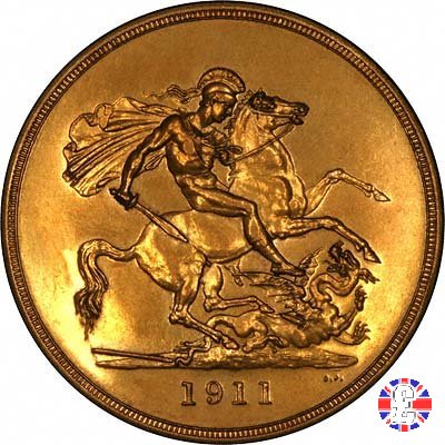 5 sovereigns 1911 (London)
