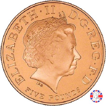 5 pounds - battesimo George - 2013 2013 (Royal Mint, Llantrisant)