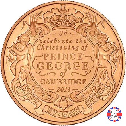 5 pounds - battesimo George - 2013 2013 (Royal Mint, Llantrisant)