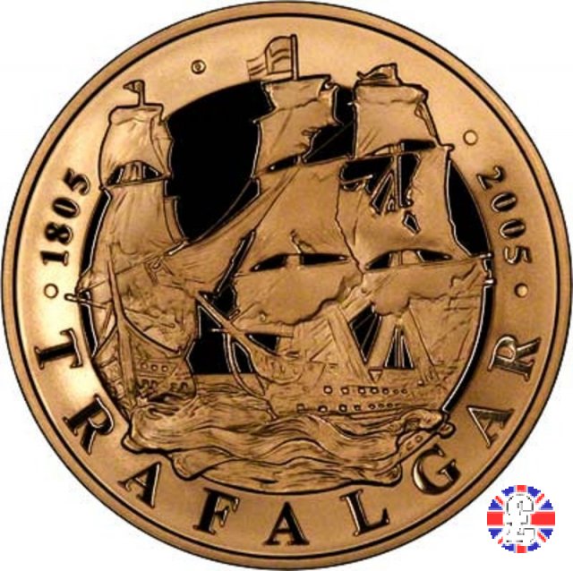 5 pounds - battle of Trafalgar - 2005 2005 (Royal Mint, Llantrisant)