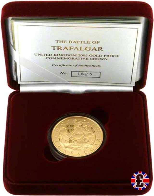 5 pounds - battle of Trafalgar - 2005 2005 (Royal Mint, Llantrisant)