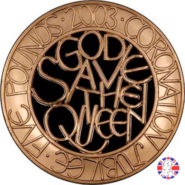 5 pounds - coronation jubilee - 2003 2003 (Royal Mint, Llantrisant)