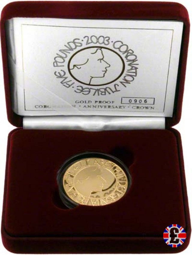 5 pounds - coronation jubilee - 2003 2003 (Royal Mint, Llantrisant)