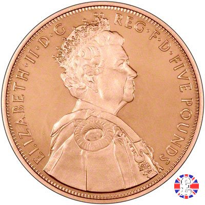 5 pounds - giubileo di diamante 2012 2012 (Royal Mint, Llantrisant)