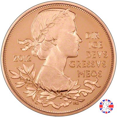 5 pounds - giubileo di diamante 2012 2012 (Royal Mint, Llantrisant)