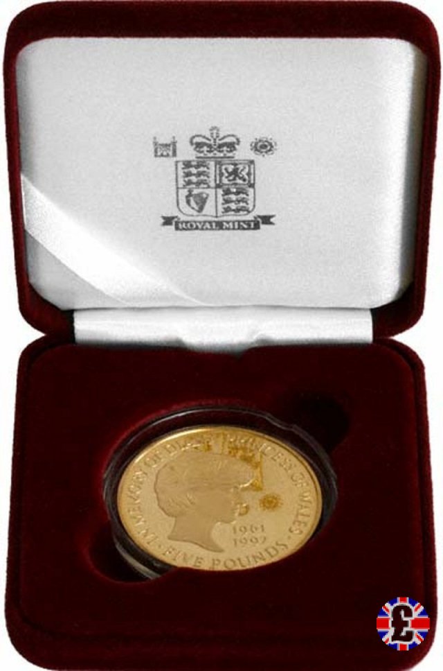 5 pounds - memorial of Princess Diana - 1999 1999 (Royal Mint, Llantrisant)