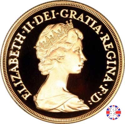 5 sovereigns - tipo coronata giovane 1981 (Royal Mint, Llantrisant)