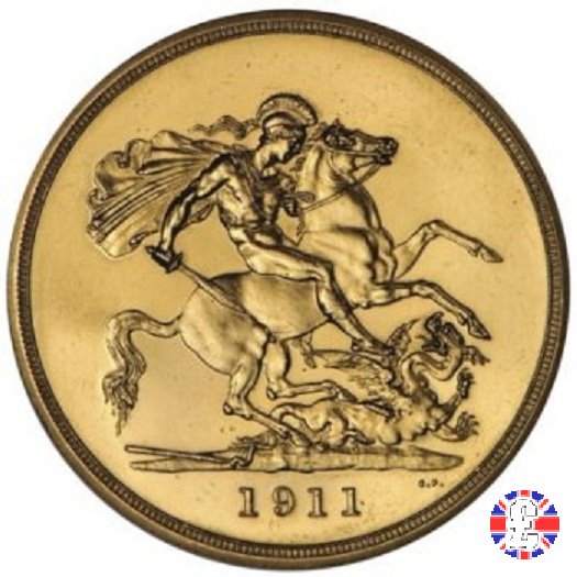 5 sovereigns 1911 (London)