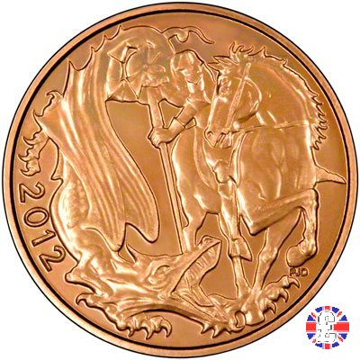 5 sovereigns - giubileo di diamante 2012 2012 (Royal Mint, Llantrisant)