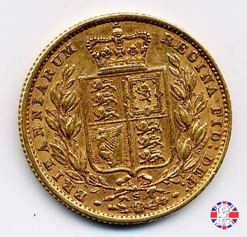 1 sovereign - secondo tipo giovane e stemma 1878 (Sydney)