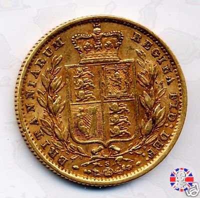 1 sovereign - secondo tipo giovane e stemma 1886 (Sydney)