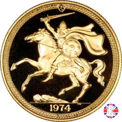 sovereign - elizabeth II 1974 (Pobjoy Mint)