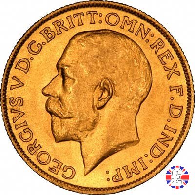 1 sovereign - re-strike giorgio V 1949 (London)