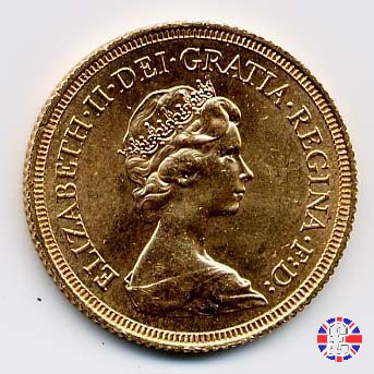 1 sovereign - tipo coronata giovane 1976 (Royal Mint, Llantrisant)