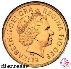 1 sovereign - tipo diadema anziana 2000 (Royal Mint, Llantrisant)