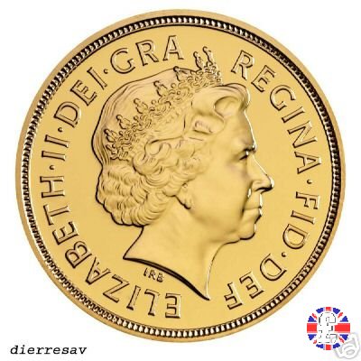 1 sovereign - tipo diadema anziana 2004 (Royal Mint, Llantrisant)