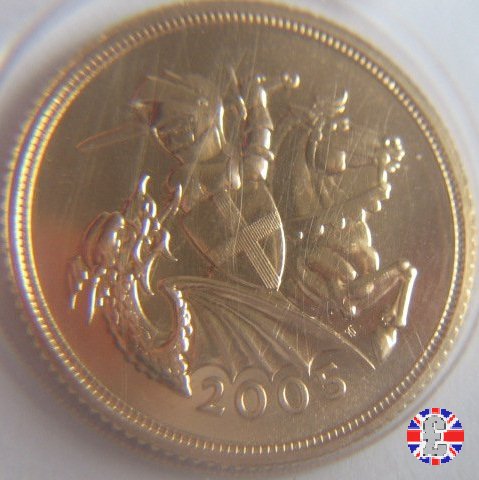 1 sovereign-tipo diadema anziana e nuovo s.giorgio 2005 (Royal Mint, Llantrisant)