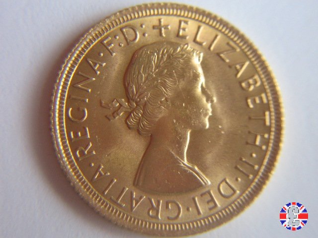 1 sovereign - tipo fiocchetto 1965 (London)