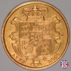 1 sovereign 1836 (London)