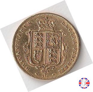 1/2 sovereign - tipo giovane 1877 (London)