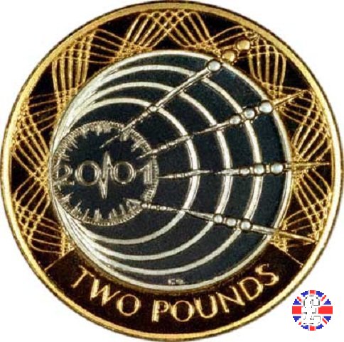 2 pounds - 2001 commemorativa 2001 (Royal Mint, Llantrisant)