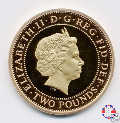 2 pounds - 2007 comm. Aboliz. tratta degli schiavi 2007 (Royal Mint, Llantrisant)