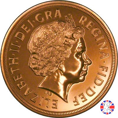 5 sovereigns - tipo didema anziana 2009 (Royal Mint, Llantrisant)